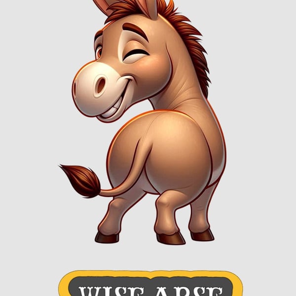 Donkey Mood Art Print – Quirky, Stylish & Full of Personality