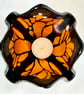 Red Admiral Fused Glass Butterfly Handkerchief Candle Holder - Image 7