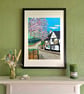 Bridge Street Leatherhead original acrylic painting by Artist Susie West - Image 1