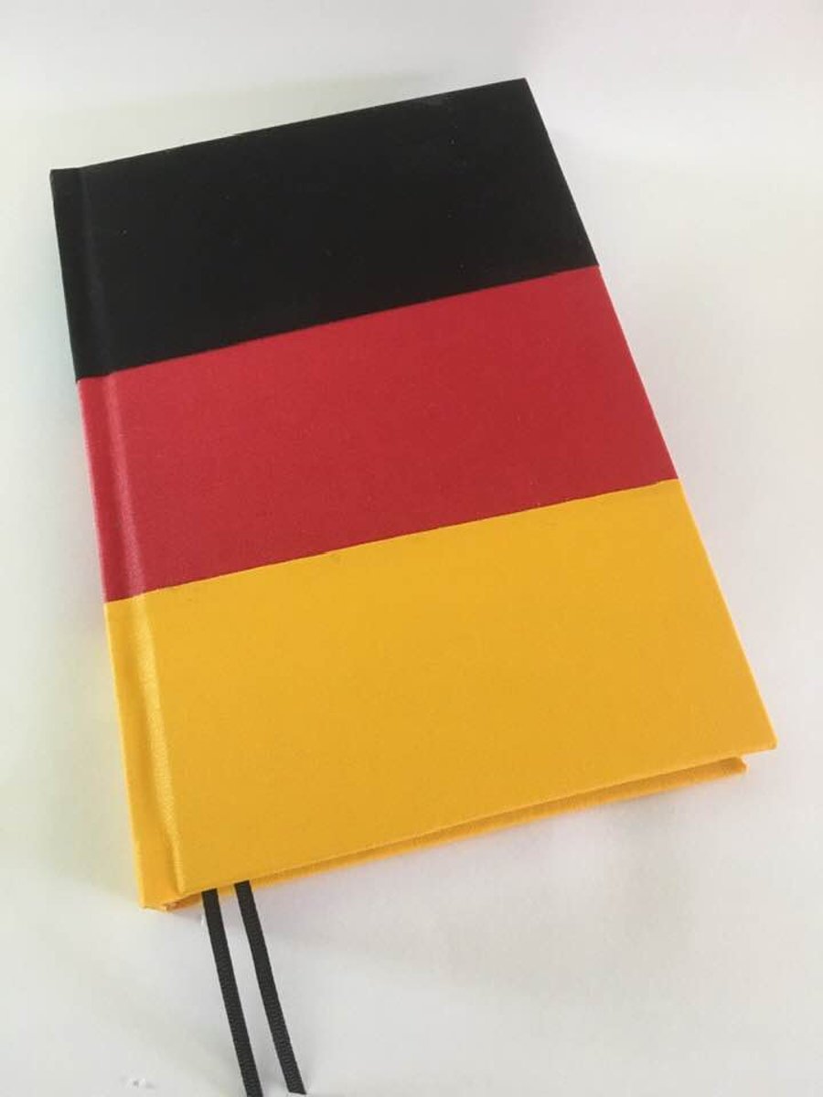German Flag Colours A5 Lined Journal