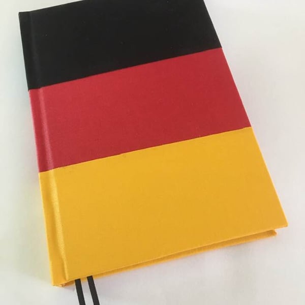 German Flag Colours A5 Lined Journal