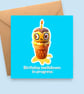 Ice Cream Birthday Card - Birthday Meltdown in Progress - Funny Foodie Card