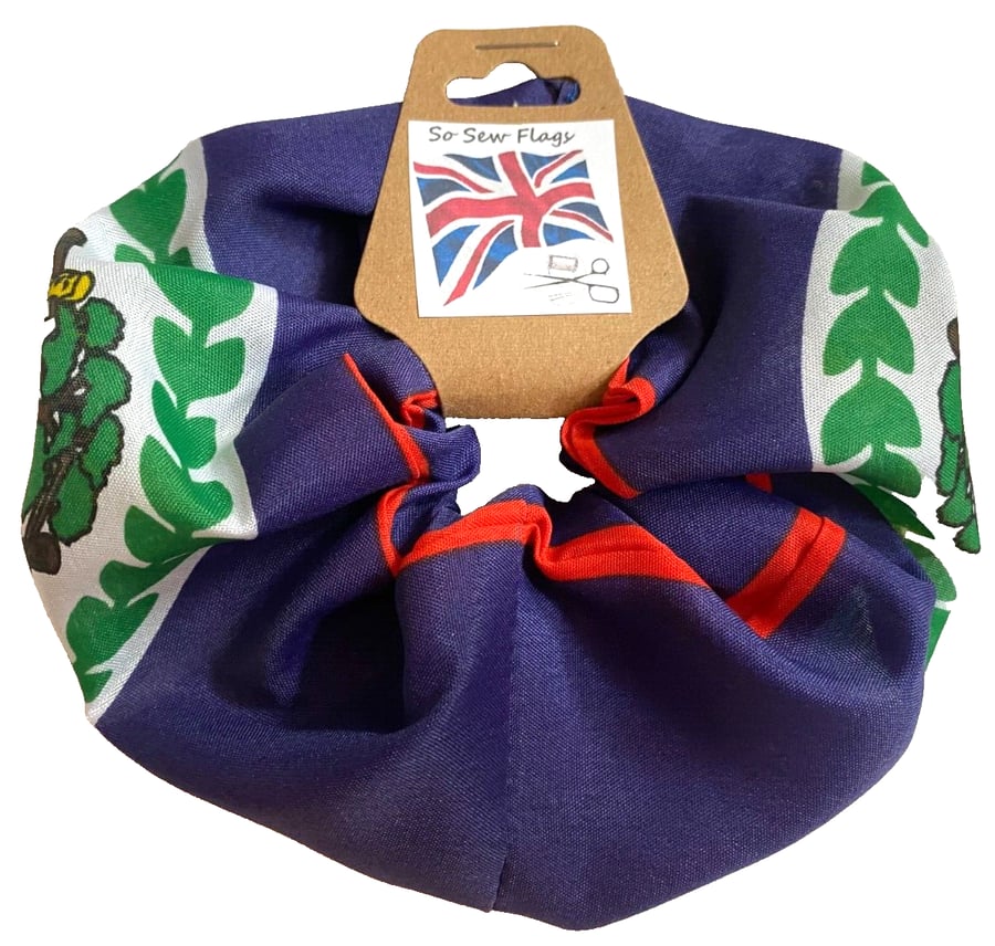 Belize Flag Hair Scrunchie Scrunchies Accessory Band Elastic