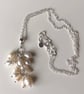 Pearl cluster necklace - Image 1