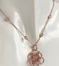Rose Gold Sterling Silver Chainmaille Pendant and necklace “Last One Available” - Image 2