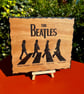 The Beatles Wooden Plaque – Bespoke Handmade Music Wall Art – Iconic Band Gift S - Image 2