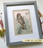 Buzzard original bird art, bird drawing, wall art - Image 8