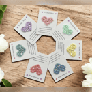 Tatted lace heart pocket hug