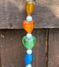 Rainbow heart bead suncatcher - Image 2