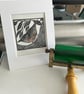 Linocut Print - "Nuthatch" - Bird Print - Nature Print - Image 7