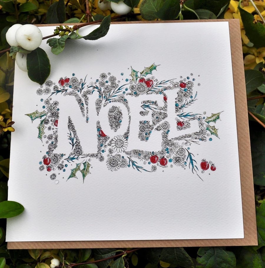 6 x Noel individual cards 