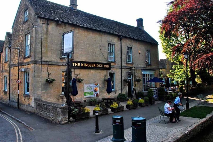 Kingsbridge Inn Bourton On The Water Cotswolds Photograph Print