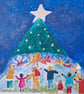 Christmas cards pack of 10 two designs 