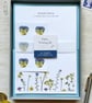 Personalised Letter Writing Set - Pressed Flower Design 
