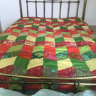 Handstitched Patchwork Quilt