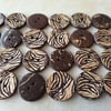 22.4mm 36L Real Coconut buttons Laser Design