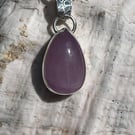Silver Kunzite pendant