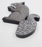 Grey squirrel door topper, forest theme home decor, decoration for door frame. - Image 6