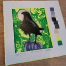 Portend (Small detailed Screeprint)