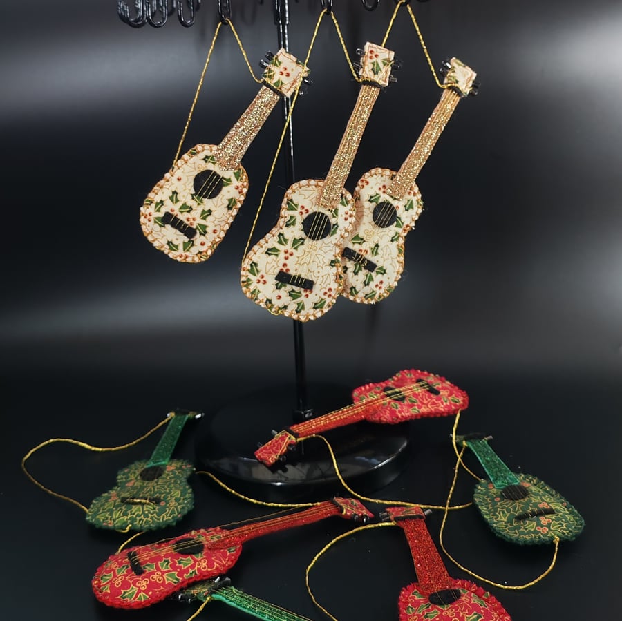 Ukulele Christmas Tree Ornament