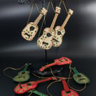 Ukulele Christmas Tree Ornament