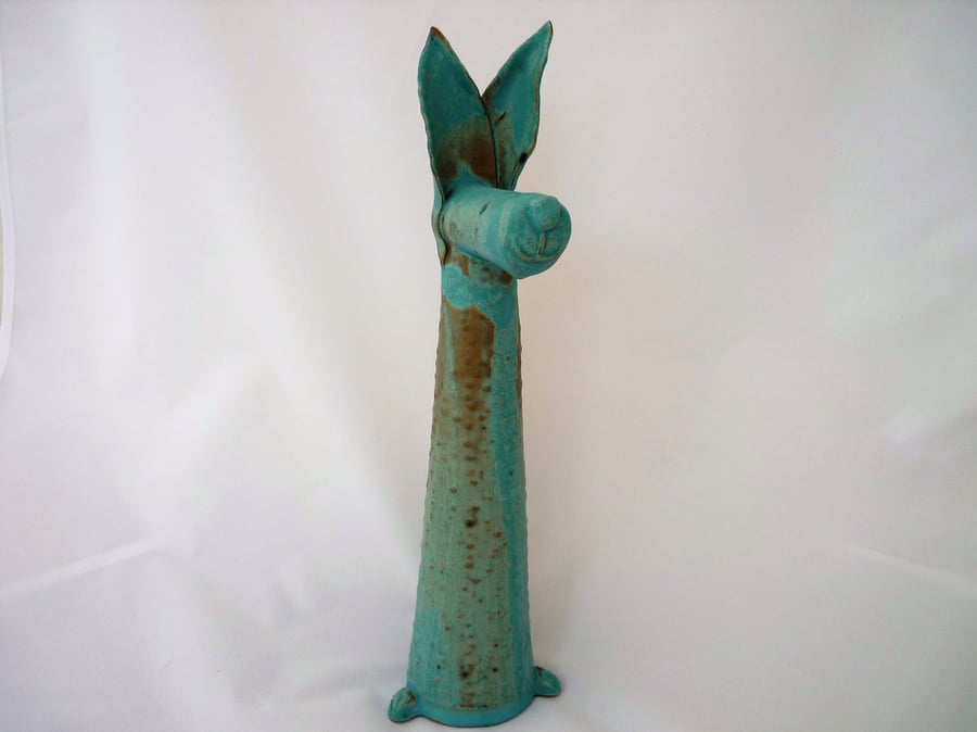 Ceramic animal, handmade, pottery, art, ceramics, garden, gift idea, present, 