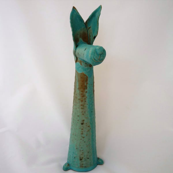 Ceramic animal, handmade, pottery, art, ceramics, garden, gift idea, present, 