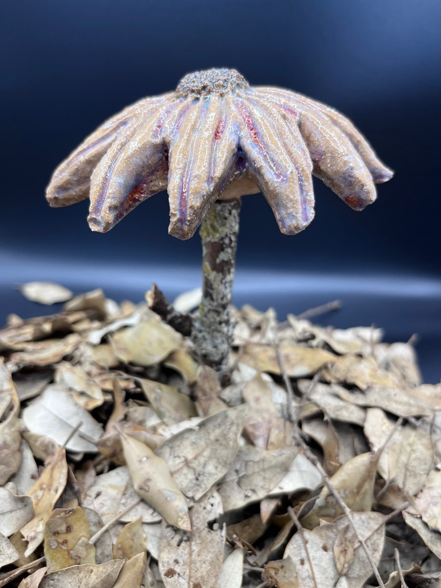 Star flower cane topper