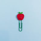 Red apple book mark