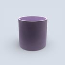 Large Statement 19cm Soft Lilac Purple Round Plant Pot