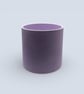 Large Statement 19cm Soft Lilac Purple Round Plant Pot - Image 2