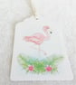 Flamingo Gift Tags - set of 4 tags - Image 4