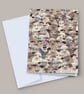 Cute Sheep Card, Be Ewe Card, Funny Blank Greeting Card, Punk Card, Sheep Card - Image 1