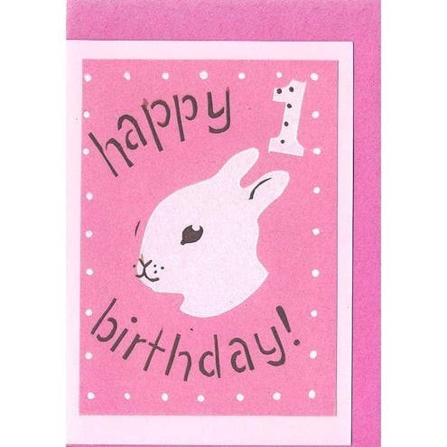 Happy 1st Birthday, Bunny