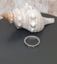 Sterling Silver 925 Hammered, Textured Handmade Ring - Image 3