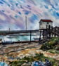 Blank Greeting Card Wells-Next-The-Sea Boat Yard A5 - Image 1