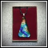 Multi-Coloured Dichroic Glass Pendant