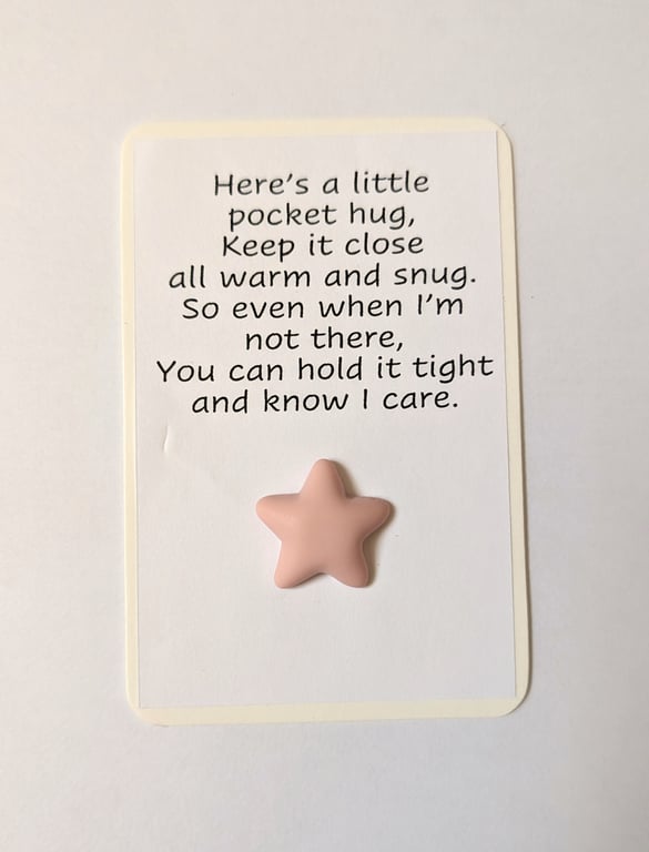 Pocket hugs - plain star