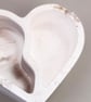 Marbled Heart Trinket Dish – Twin Compartment Jewellery Holder - Image 5