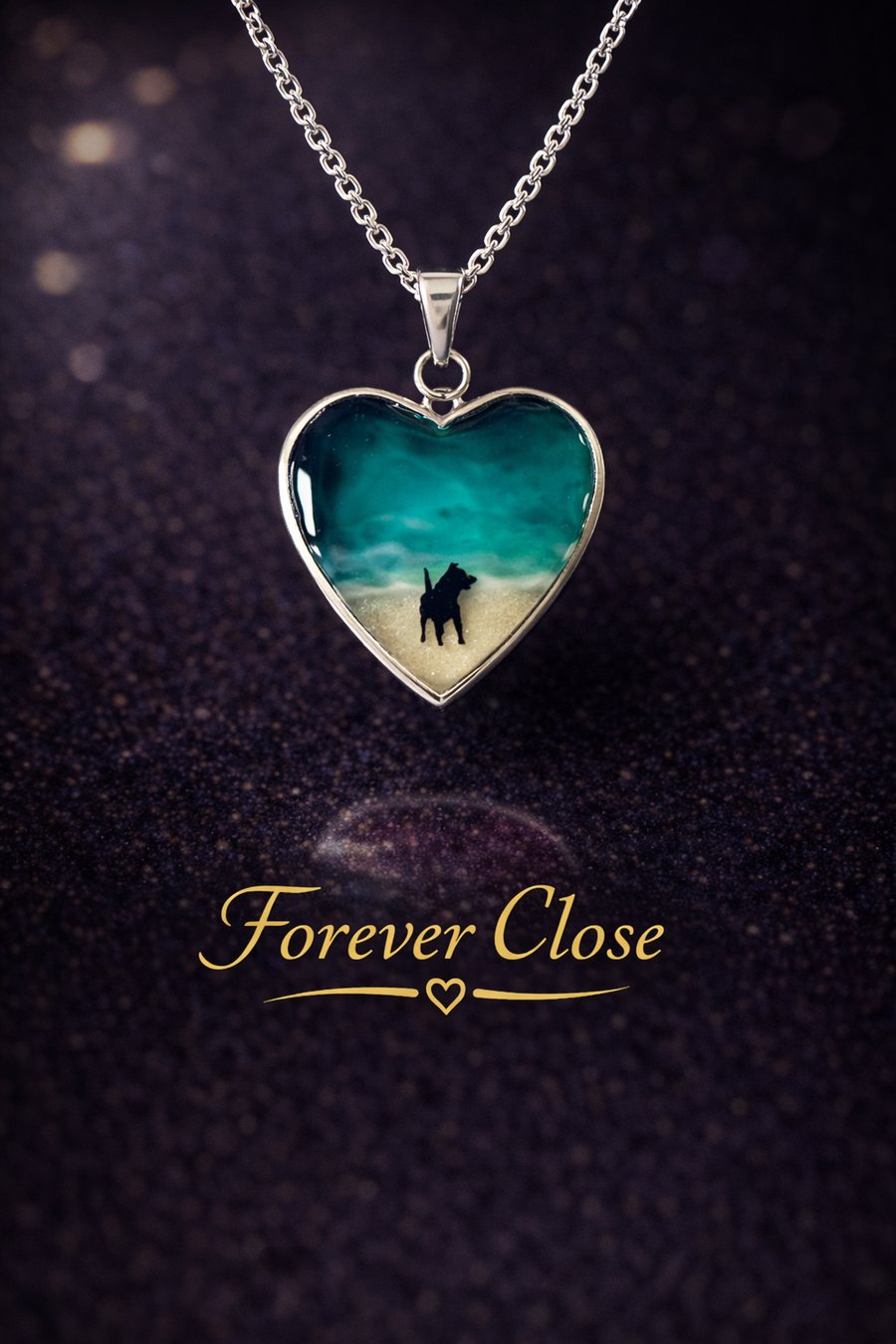 Memorial resin jewellery 