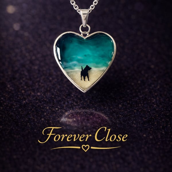 Memorial resin jewellery 