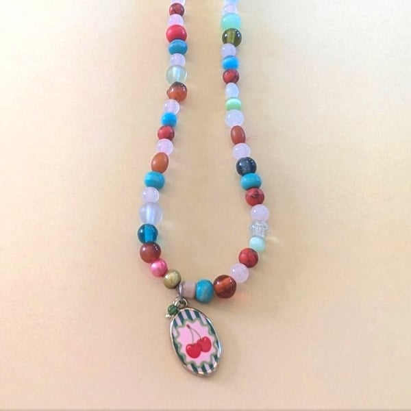 "Cherry Colours" Necklace 