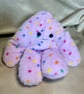 Handmade Yeti, Lilac Candy Fur, Weighted, Squishy, Soft, Emotional Support Plush