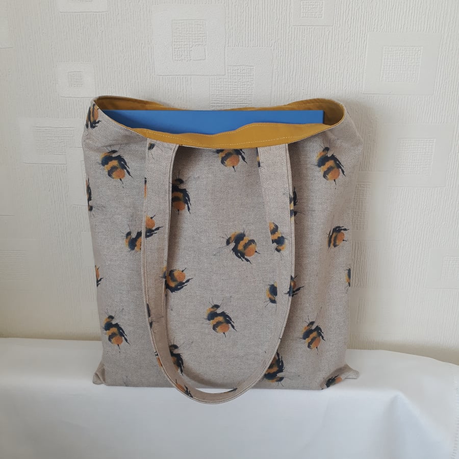 Bee Shoulder Tote Bag, 