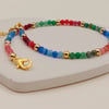 Multicolour Gemstone Anklet