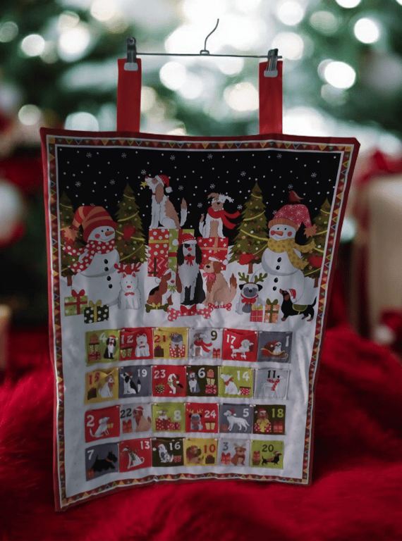 Dogs with Snowmen Advent Calendar 