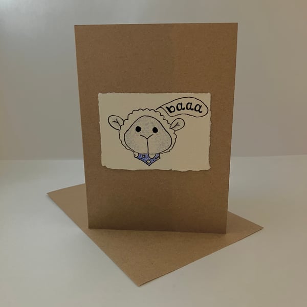 Mint Sauce - Blue Greetings Card