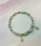 Memory wire bangle with chips of citrine, rose quartz and amazonite - Image 5