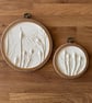 Handmade Botanical Plaster Casting – Poppies & Lavender - Image 2