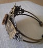 Steampunk  "Sacred Scarab" Cuff - Image 3